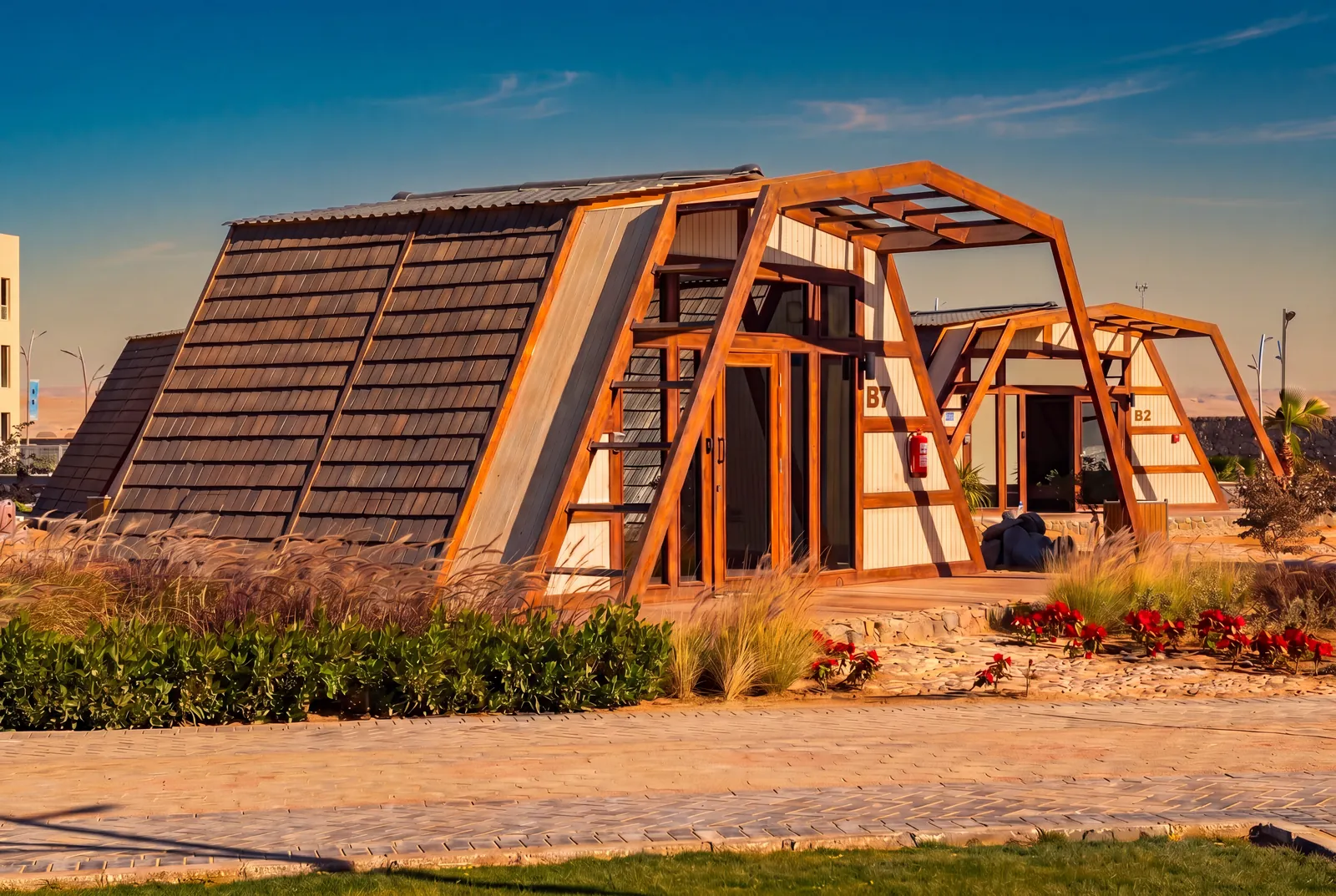 The A-frame village