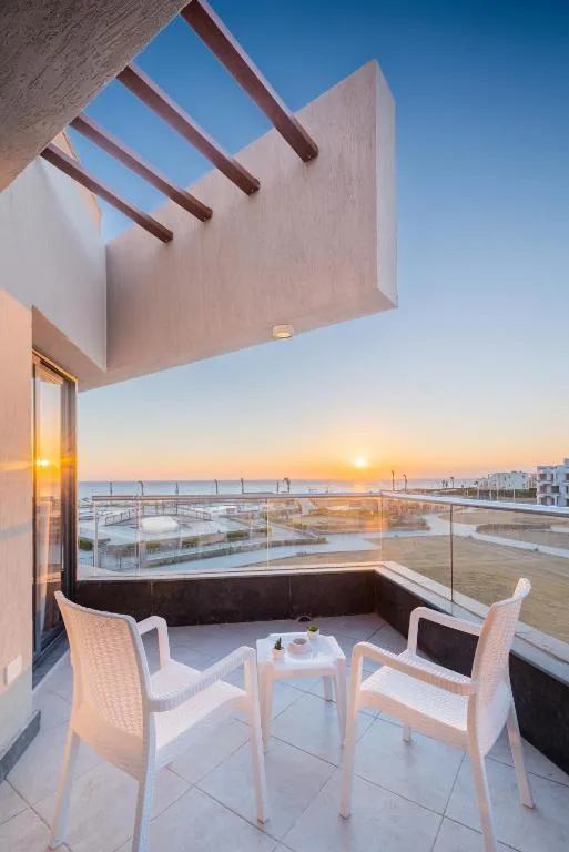 Matarma Beach Residence — Balcony Sunset