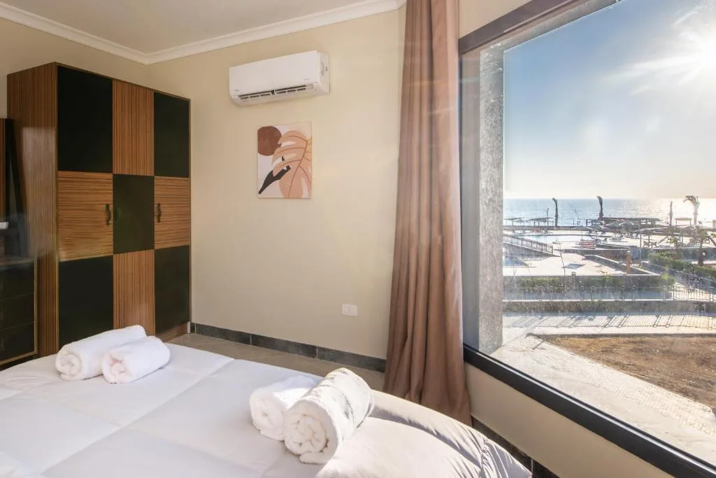 Matarma Beach Residence — Bedroom Sea Window
