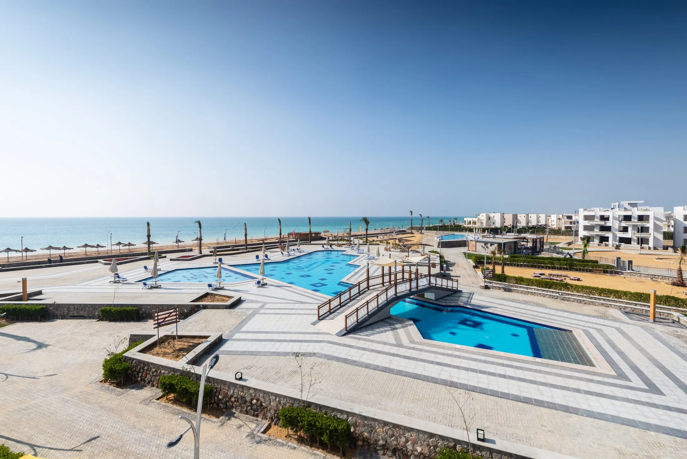 Matarma Beach Residence — Pools Aerial