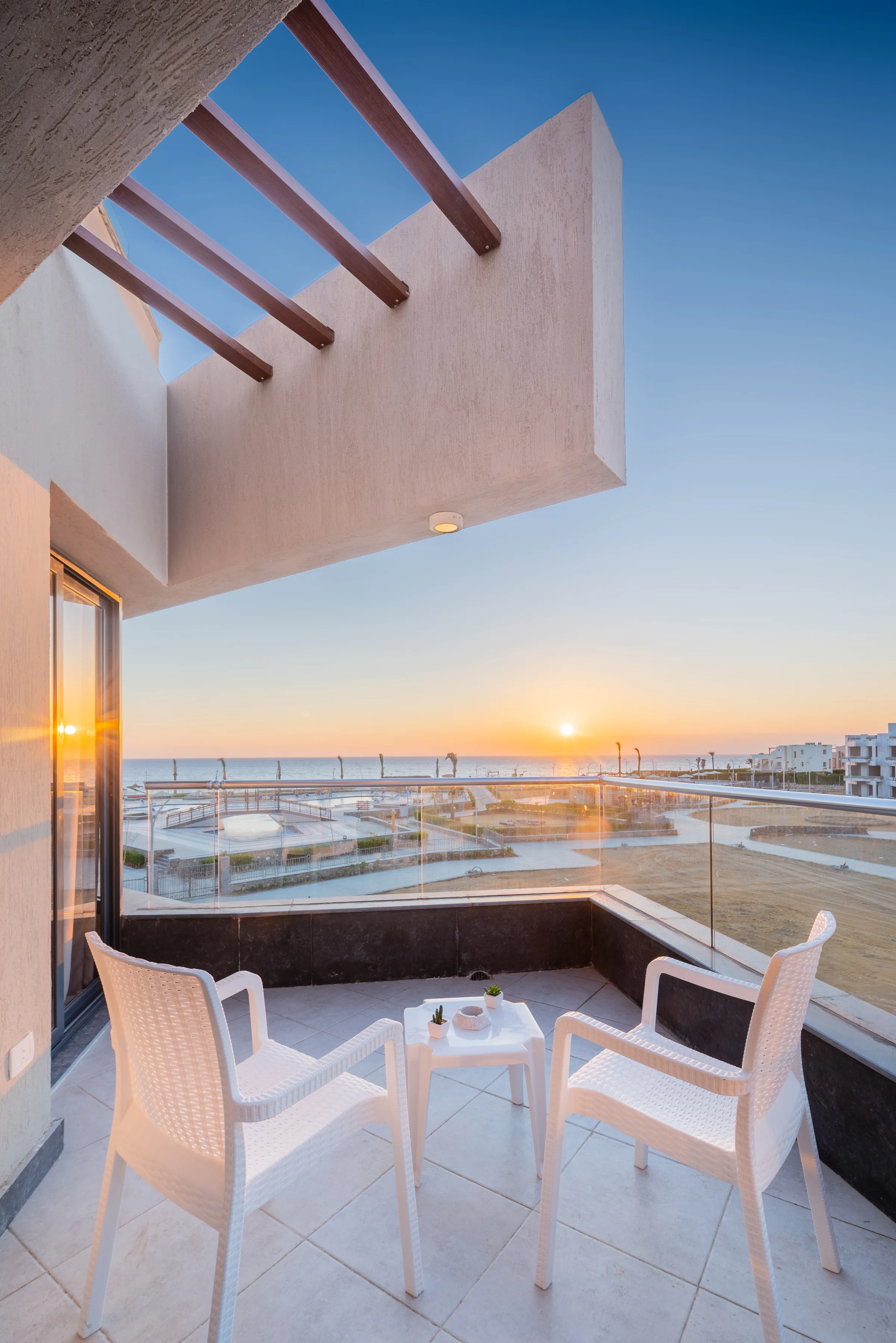 Matarma Beach Residence — Pro Balcony Sunset Chairs